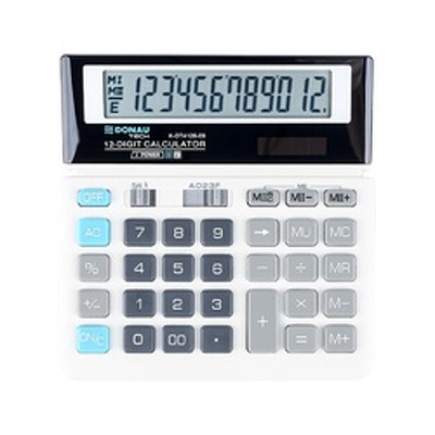 Calculator de birou, 12 digits, alb