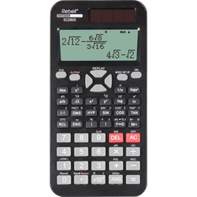 Calculator stiintific, 12 digits, 252 functii, 162 x 82 x 18 mm, negru