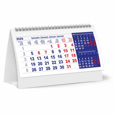 Calendar de birou triptic 2026