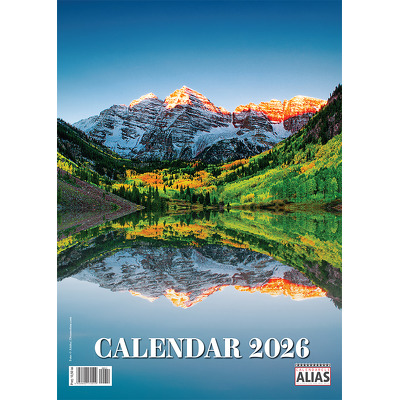 Calendar de perete 2026 cu 6 file. Peisaje