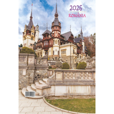 Calendar de perete cu imagini din Romania 2026