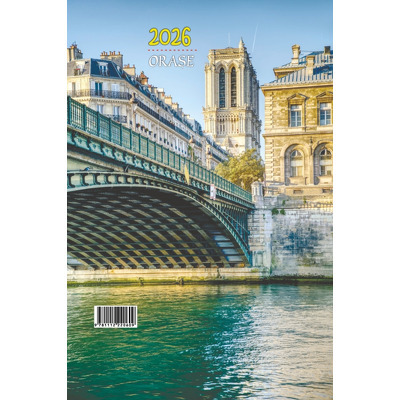 Calendar de perete cu orase 2026