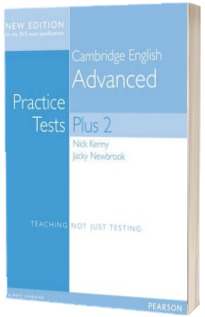 Cambridge Advanced Volume 2 Practice Tests Plus New Edition Students Book without Key