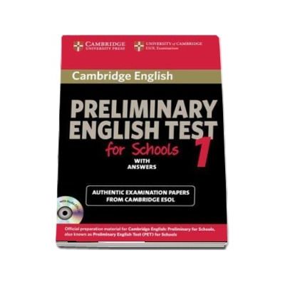 Cambridge English Preliminary for Schools 2 Self-study Pack (Student's Book with Answers and Audio CD) - Authentic Examination Papers from Cambridge ESOL