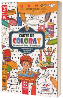 Camera de baie/bathroom, carte de colorat