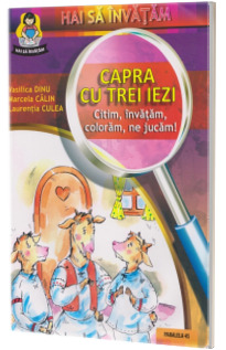 Capra cu trei iezi. Citim, invatam, coloram, ne jucam!