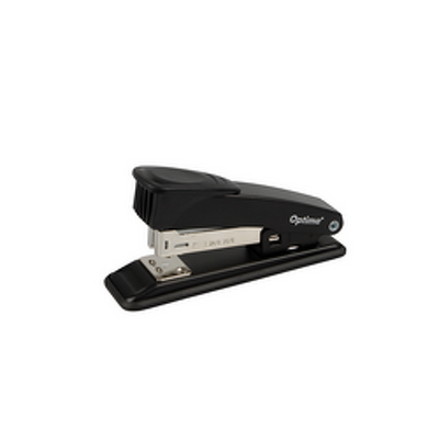 Capsator metalic, 25 coli, 116x54x34mm, capse 24/6, 26/6, 24/8, Optima MS25 - negru