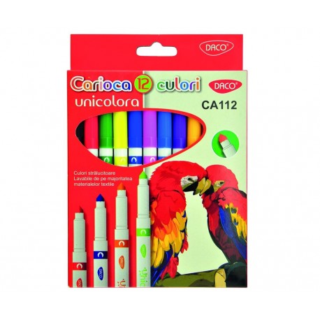 Carioca 12C varf conic Unicolora Daco