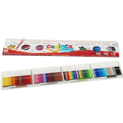 Carioca super lavabila, varf subtire - 2.2mm, 96 culori/cutie, Carioca Joy - 1 metru de carioci