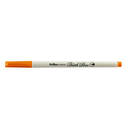 Carioca Supreme Brush Pen, varf flexibil (tip pensula) - portocaliu