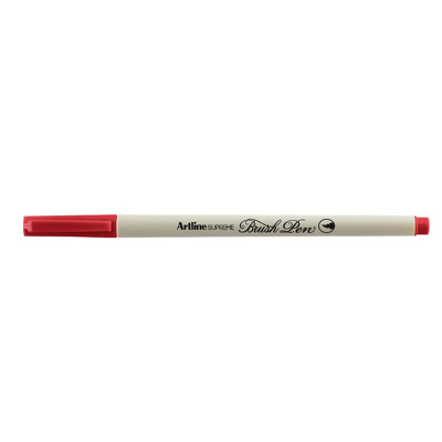 Carioca Supreme Brush Pen, varf flexibil (tip pensula) - rosu