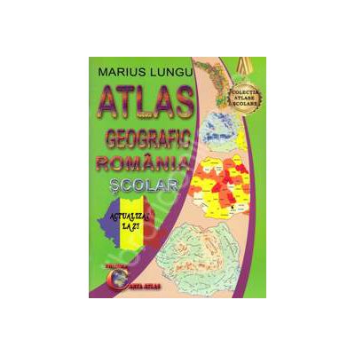 Atlas geografic Romania scolar