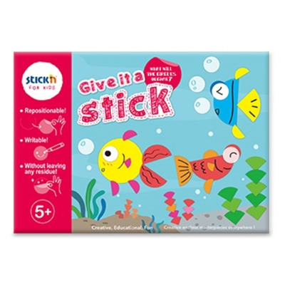 Carte creativa Stickn Give it a Stick - cercuri (+5 ani)