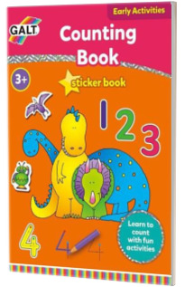 Carte cu Abtibilduri Invatam sa Numaram