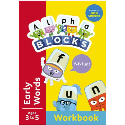 Carte cu activitati Alphablocks - Primele cuvinte