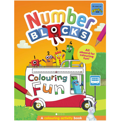 Carte cu activitati Numberblocks - Colorez si ma distrez