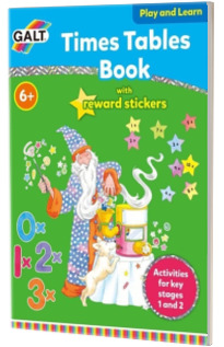 Carte cu Activitati si Abtibilduri - Tabla Inmultirii