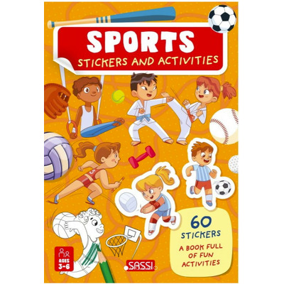 Carte de activitati cu abtibilduri - Ora de sport