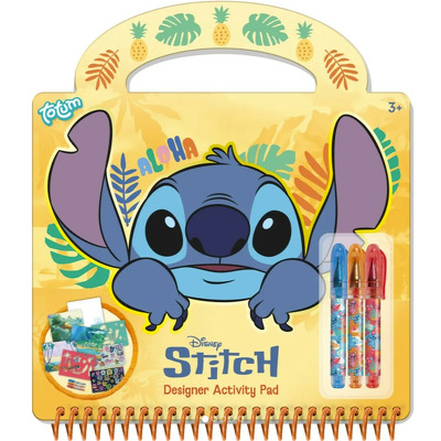 Carte de activitati cu pixuri - Stitch