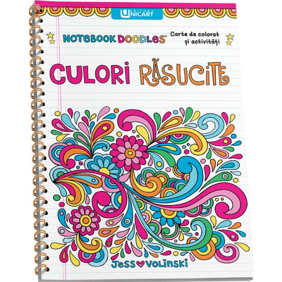 Carte de colarat si activitati. Culori rasucite