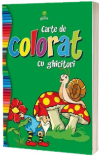 Carte de colorat cu ghicitori