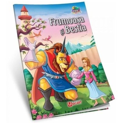 Carte de colorat. Frumoasa si Bestia