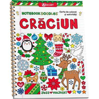 Carte de colorat si activitati. Craciun