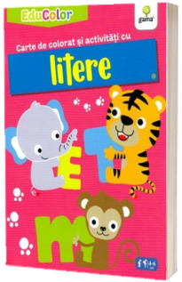 Carte de colorat si activitati cu litere