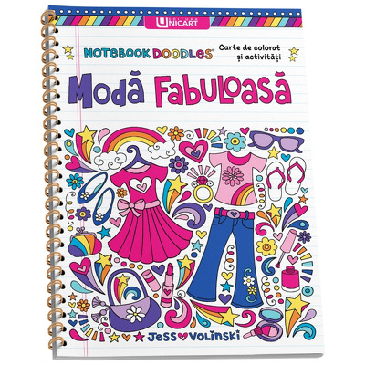 Carte de colorat si activitati. Moda fabuloasa