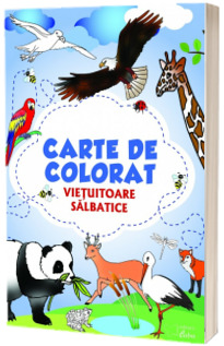 Carte de colorat: Vietuitoare salbatice