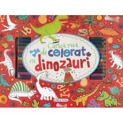 Cartea mea de colorat cu dinozauri