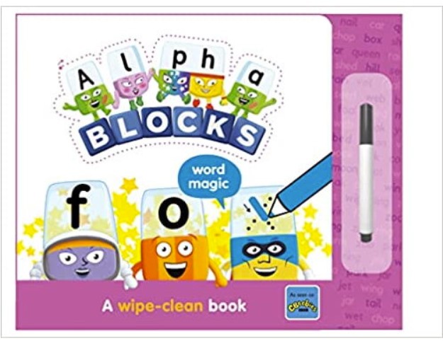 Carticica Scriu si Sterg Alphablocks - Cuvinte magice