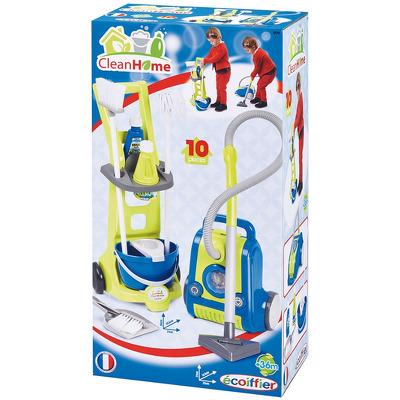 Carucior pentru curatenie cu galeata si aspirator