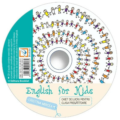 CD audio English for kids, pentru clasa pregatitoare