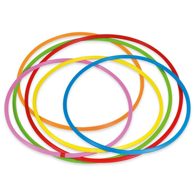 Cercuri pentru gimnastica diametru 80 cm set 6 bucati