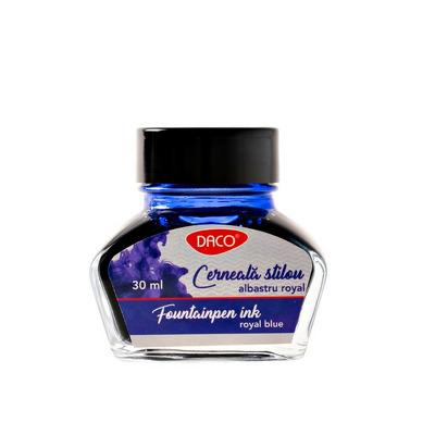 Cerneala stilou DACO – 30 ml, Albastru Royal