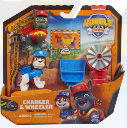 Charger si echipa - Patrula Catelusilor - set doua figurine