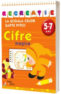 Cifre magice, caiet de lucru 5-7 ani