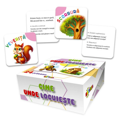 Cine unde locuieste. 24 jetoane