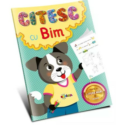 Citesc cu Bim (texte cu litere mari si imagini)