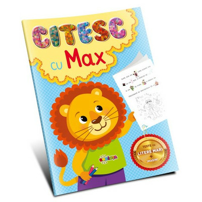 Citesc cu Max (texte cu litere mari si imagini)