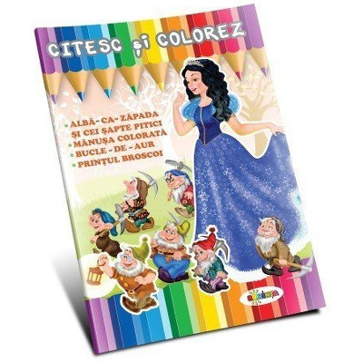Citesc si colorez - Alba ca zapada