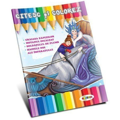 Citesc si colorez - Craiasa zapezilor