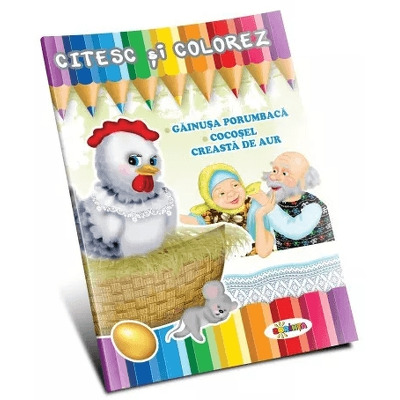 Citesc si colorez - Gainusa porumbaca