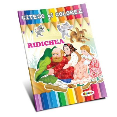 Citesc si colorez. Ridichea