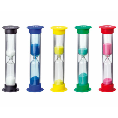 Clepsidre diverse set 5 bucati colorate