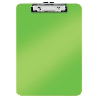 Clipboard LEITZ WOW, simplu, PS, A4, 100 coli, verde