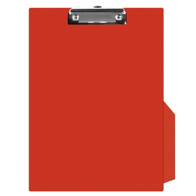 Clipboard simplu A4, plastifiat PVC, Q-Connect - rosu