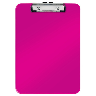 Clipboard simplu Leitz Wow, PS - roz metalizat