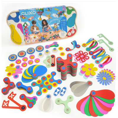 Clixo joc magnetic de construit. Distractie in familie (150 piese)